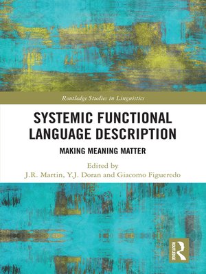 cover image of Systemic Functional Language Description